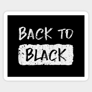 Back to black Sticker